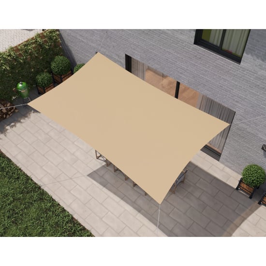 Hanse® Schaduwdoek rechthoek waterdoorlatend 2x5 m zonnedoek - Image 5