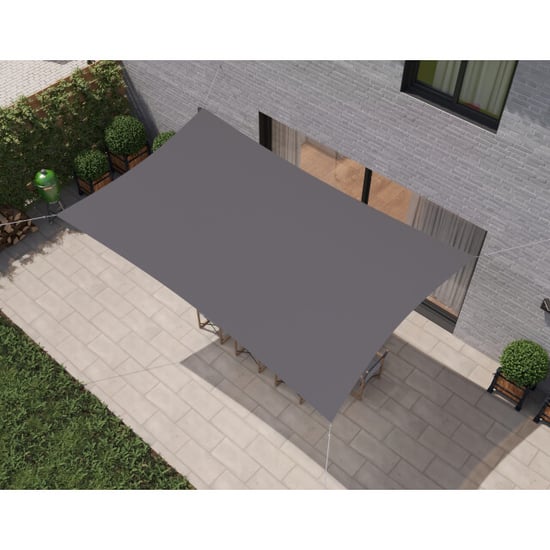 Hanse® Schaduwdoek rechthoek waterdoorlatend 3,5x4,5 m zonnedoek - Image 6