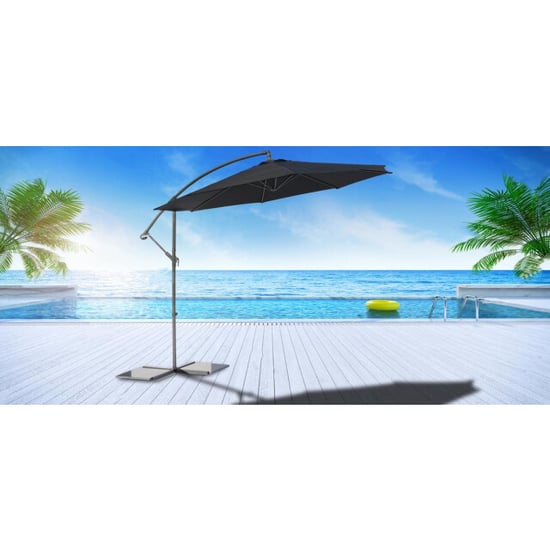 SenS-Line menorca parasol black Ø300 cm - - Image 3