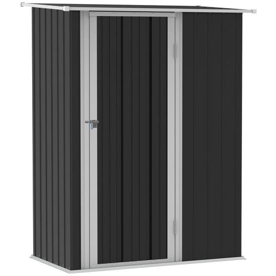 4goodz Outsunny stalen tuinkast balkonkast 84x142x189 cm - - Image 1