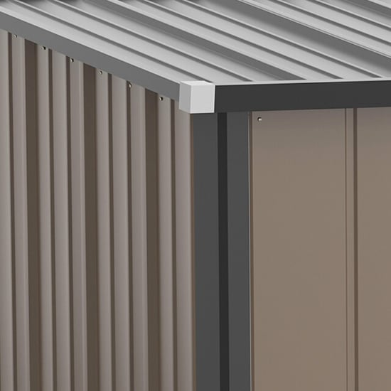 4goodz Outsunny stalen tuinkast balkonkast 100x103x160 cm - - Image 3