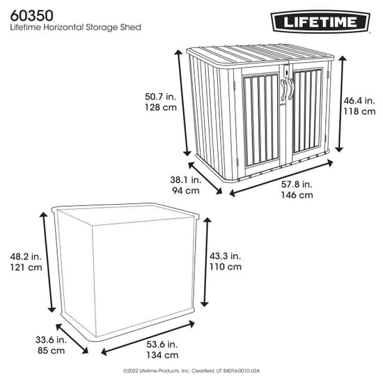 Lifetime Containerombouw kunststof voor 2 containers kliko ombouw - Image 2