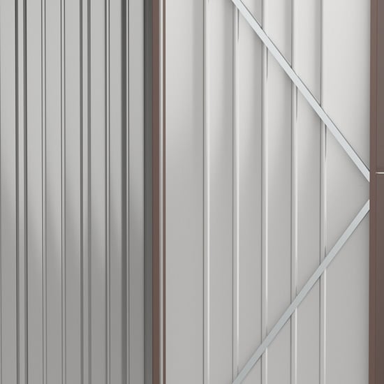 4goodz Outsunny stalen tuinkast balkonkast 100x103x160 cm - - Image 5
