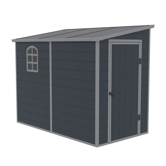 Westmann Kunststof aanbouw tuinschuur hortus l -248x134x194cm - - Image 1