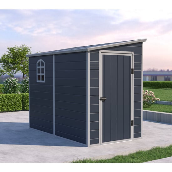 Westmann Kunststof aanbouw tuinschuur hortus l -248x134x194cm - - Image 3