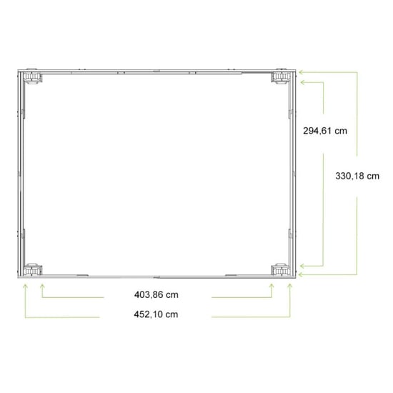Westmann Paviljoen gazebo devon 12x16 490x371x315 cm - - Image 3