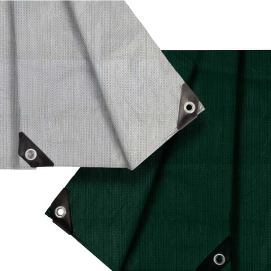 Hanse® Hanse werkzeuge versterkt afdekzeil 4x5m 18 alu ogen 140g/m² - - Image 2