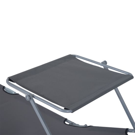 4goodz Ligbed opvouwbaar met zonnescherm inklapbaar 4 standen - - Image 5