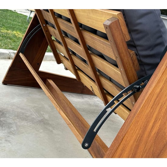 Westmann Houten verandaschommel sia 2400 antraciet 120x236x190 cm - Image 2