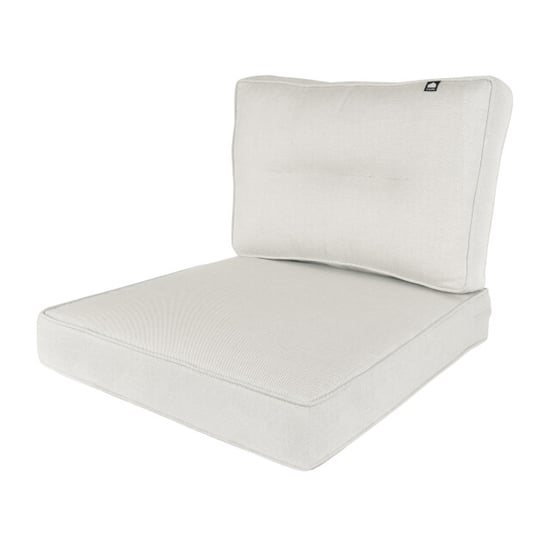 Kopu ® melan hoogwaardige loungekussen-set zit en rug 60 cm creme - Image 1