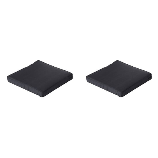 Madison lounge zitkussen basic black ca. 73x73 cm set van 2 - Image 1
