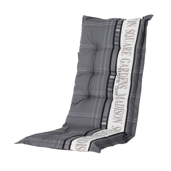 Madison tuinkussens hoge rug garden grey 123x50 - tuinstoel kussen 4 stuks - Image 2