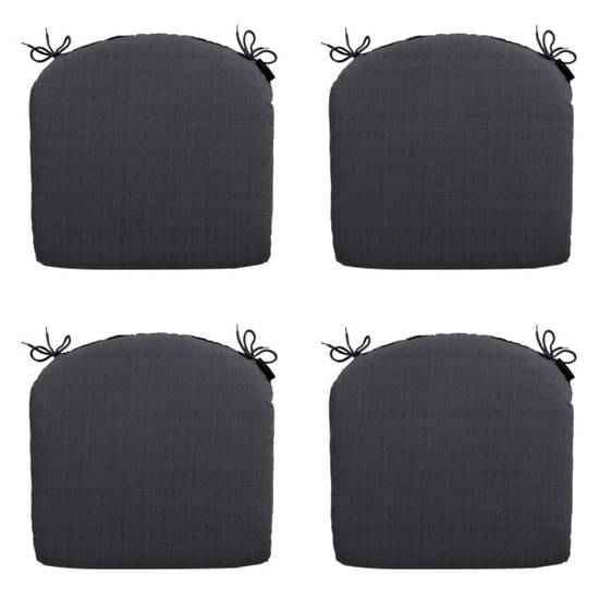 Madison zitkussen basic black ca. 46x48 cm set van 4 - Image 1