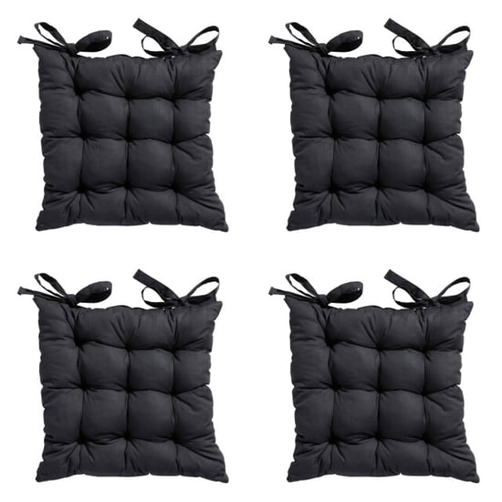 Madison zitkussen toscane basic black ca. 46x46 cm set van 4 - Image 1