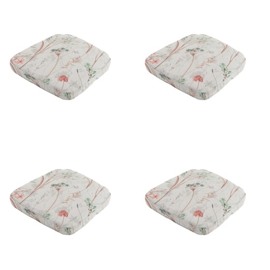 Madison zitkussen wicker donna natural canvas eco+ ca. 48x48 cm set van 4 - Image 1