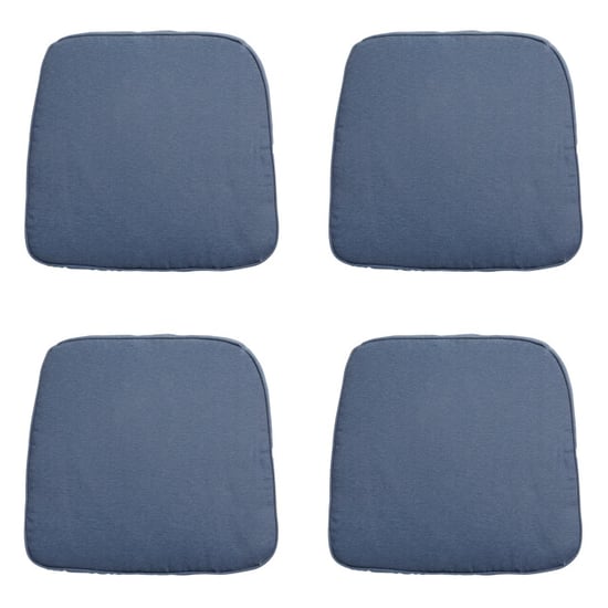 Madison zitkussen wicker panama safier blue ca. 48x48 cm set van 4 - Image 1