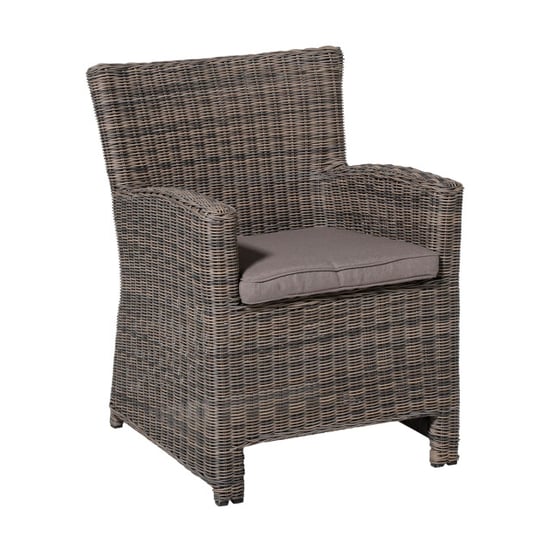 Madison zitkussen wicker panama ca. 48x48 cm set van 4 - Image 2
