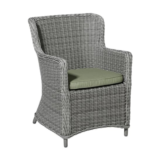 Madison zitkussen wicker panama sage ca. 48x48 cm set van 4 - Image 2