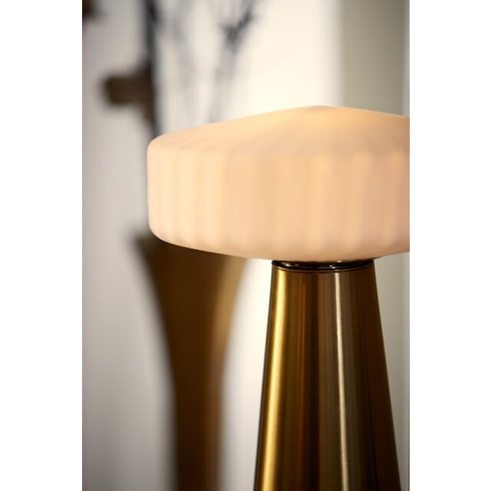Light & Living tafellamp pleat Ø30x45cm - - Image 6