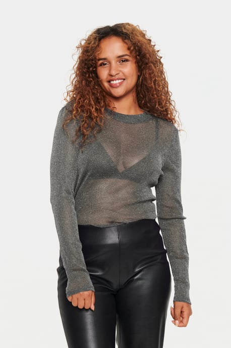 Blouse met lange mouwen DelilaSZ Blouse met lange mouwen Tight fit - Image 2