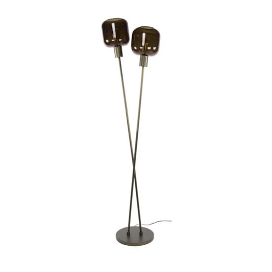 Hoyz vloerlamp bronza 2-lichts sienna brown - Image 2