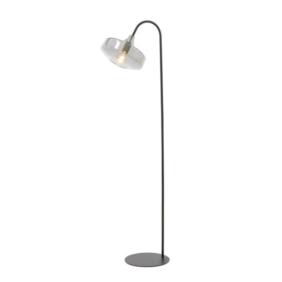 Light & Living vloerlamp 45x29,5x160 cm solna mat +smoke glas - Image 5
