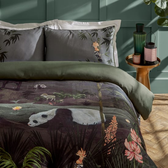 Botanical Riches Chuan Exotic Jungle Duvet Cover Set, Double, Nightfall - Image 2