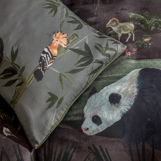 Botanical Riches Chuan Exotic Jungle Duvet Cover Set, Double, Nightfall - Image 3