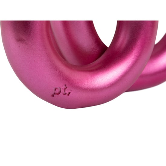 Present Time kandelaar rings medium metallic dark pink - Image 3