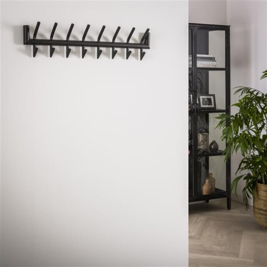 Hoyz Hoyz kapstok industrieel met 16 haken - wandkapstok 78cm breed snelle montage - Image 2