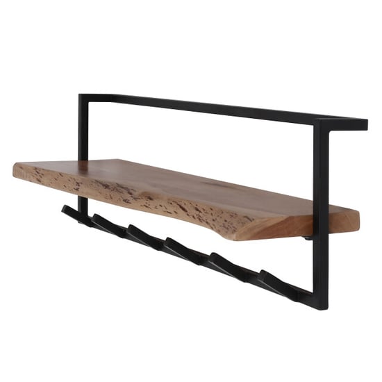 Hoyz Hoyz kapstok edge met 6 haken grijs wandkapstok - Image 2