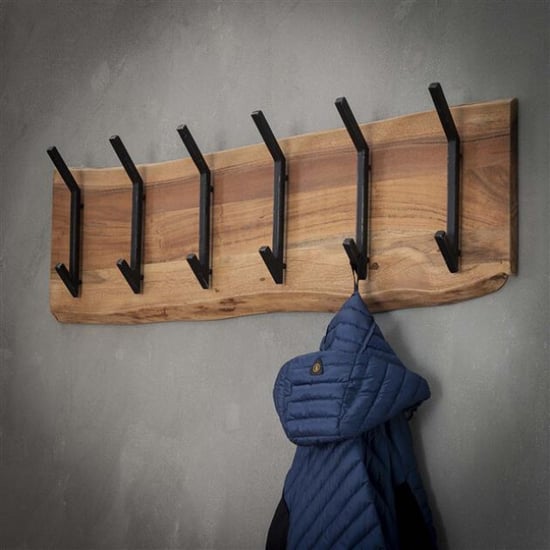 Hoyz Hoyz kapstok edge met 12 haken grijs wandkapstok - Image 2