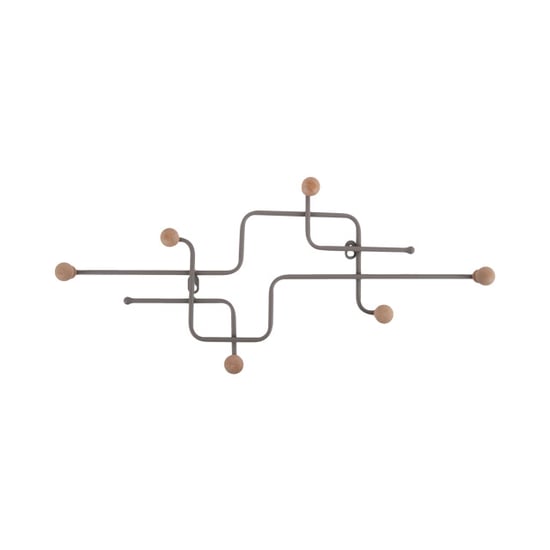 Present Time coat rack metro cool grey - Image 1