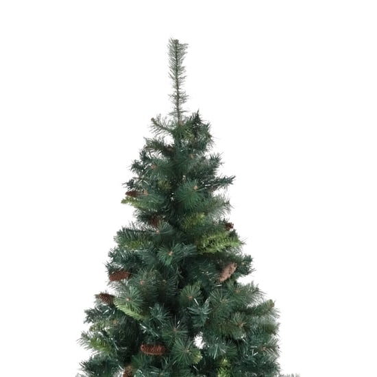 4goodz Royal majestic spar kerstboom 180 cm met dennenappels - Image 3