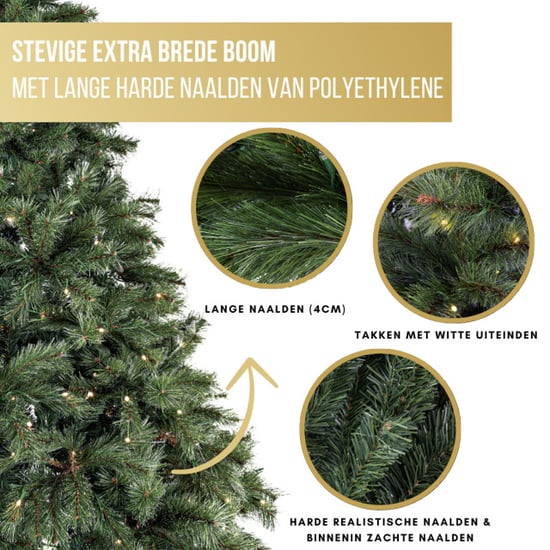 Excellent Trees Kerstboom ® elverum frosted premium ⌀110cm ↕150cm - Image 2