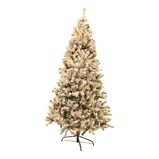 Excellent Trees ® rova witte kerstboom met sneeuw en led verlichting ⌀100cm - - Image 4
