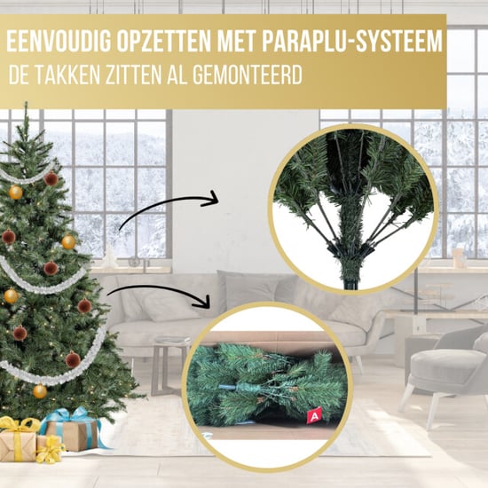 Excellent Trees Kerstboom ® elverum frosted premium ⌀125cm ↕180cm - Image 3