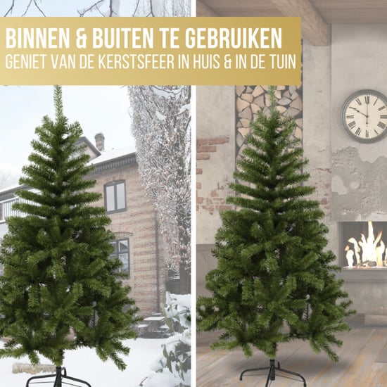 Excellent Trees ® oppdal 120 cm kerstboom smalle kunstkerstboom ⌀72cm - - Image 2