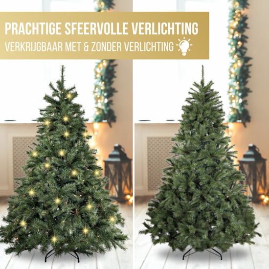 Excellent Trees ® elverum frosted 150 cm kerstboom met verlichting met mobiele - Image 3