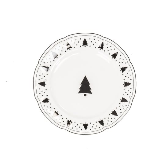 House Vitamin Plate xmas tree newbone china 19,5x19,5x1,2cm - Image 2