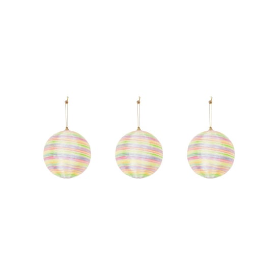 House Vitamin Xmas hangers- xmas balls- foam- neon colours -s3- 10cm - Image 2