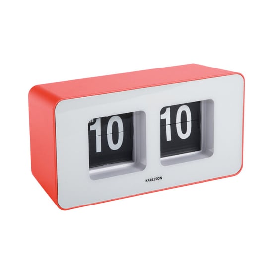 Karlsson wand/tafelklok funky flip scarlet red - Image 1