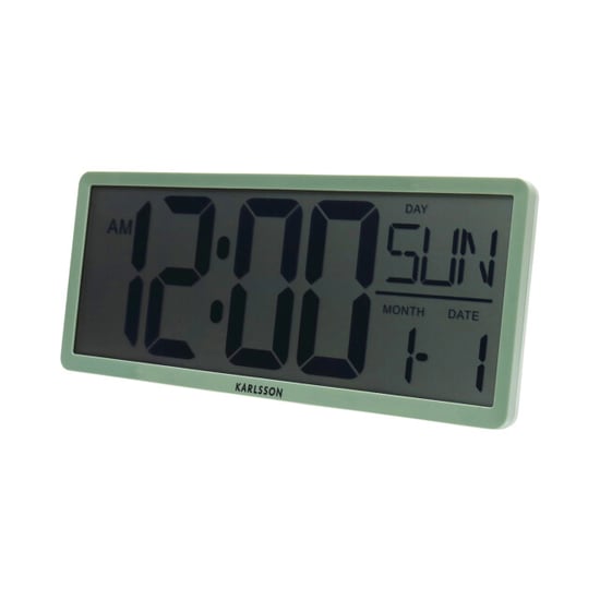 Karlsson wand/tafelklok retro lcd jungle - Image 2
