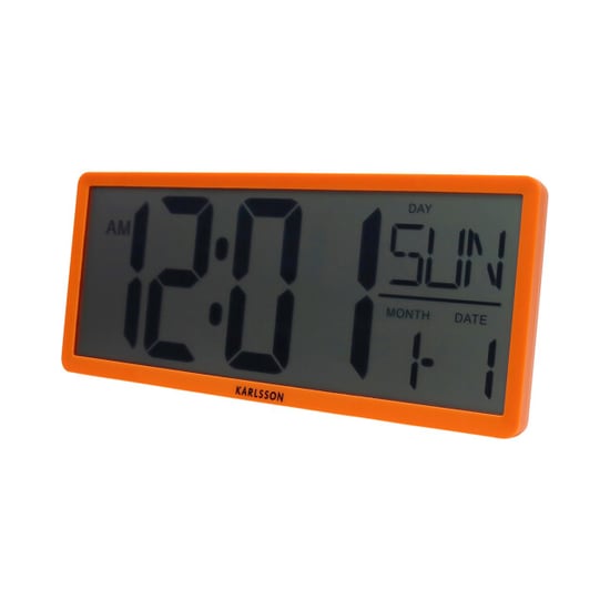 Karlsson wand/tafelklok retro lcd helder - Image 2