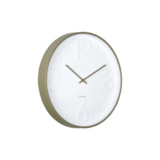 Karlsson wandklok ayuno army green- Ø40cm - Image 1
