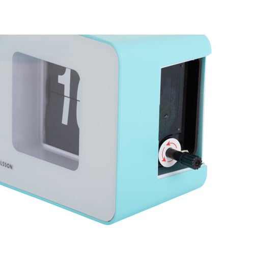 Karlsson wand/tafelklok funky flip turquoise blue - Image 5
