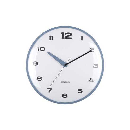 Karlsson wandklok brisk dome classic blue- Ø40cm - Image 1