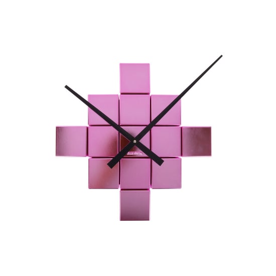 Karlsson wandklok diy cubic metallic metallic dark pink- Ø40cm - Image 3