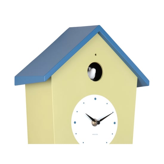 Karlsson wandklok cuckoo light tea green & classic blue - Image 2