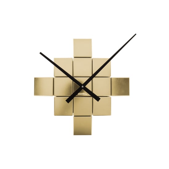 Karlsson wandklok diy cubic metallic metallic gold- Ø40cm - Image 3